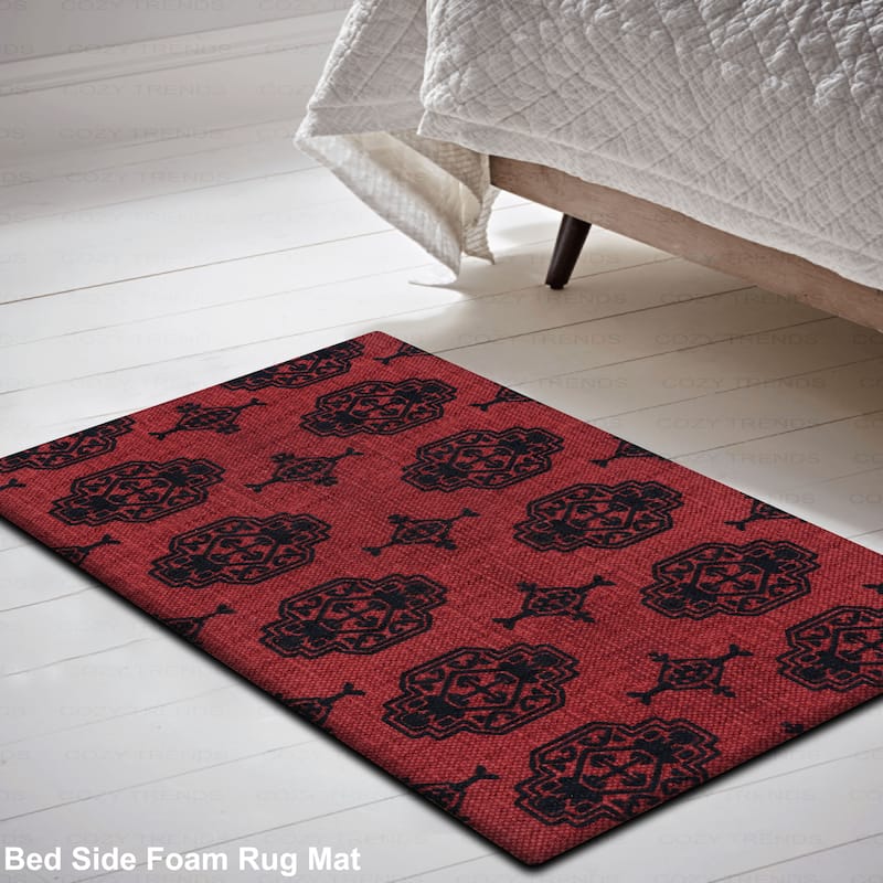 Handwoven Anti Fatigue Cushioned Standing Cotton Doormat/Bathroom/ Kitchen Mat 18"x30"
