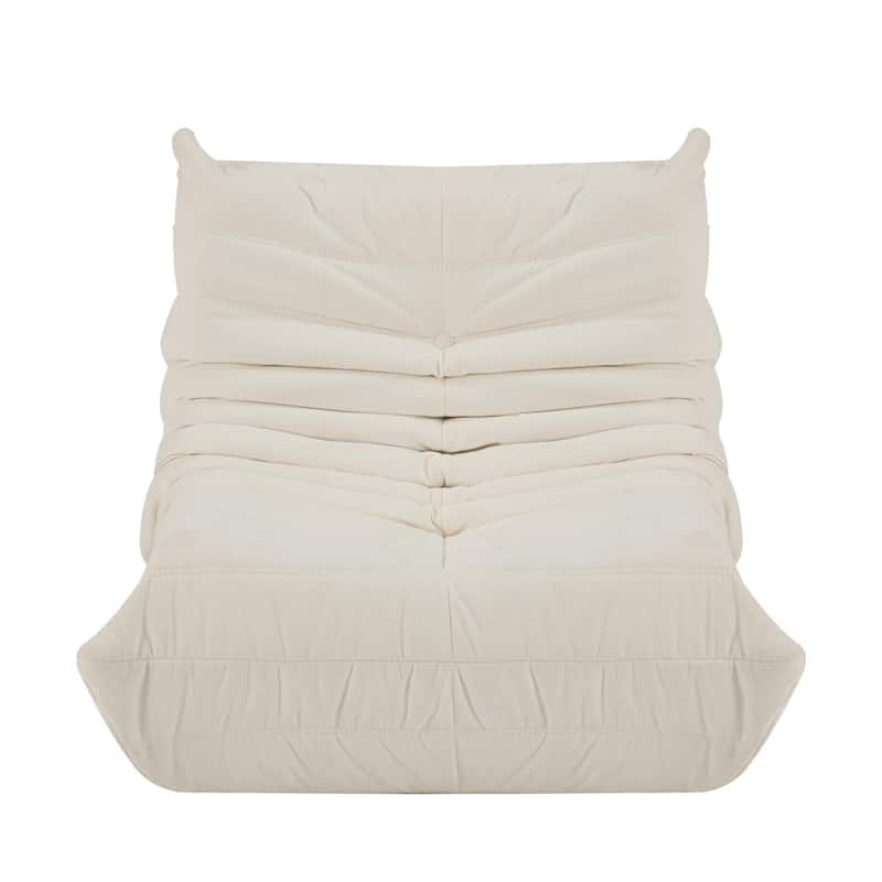 No Installation Bean Bag Chair Big Beanbag Chair for Adults Bean Bag Lounger Foam Chair for Home, Apartment, Living room