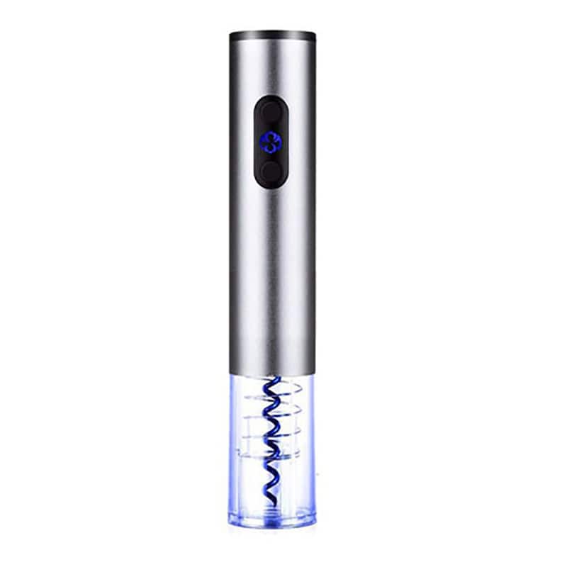Brentwood Portable Electric Wine Bottle Opener in Silver - Small