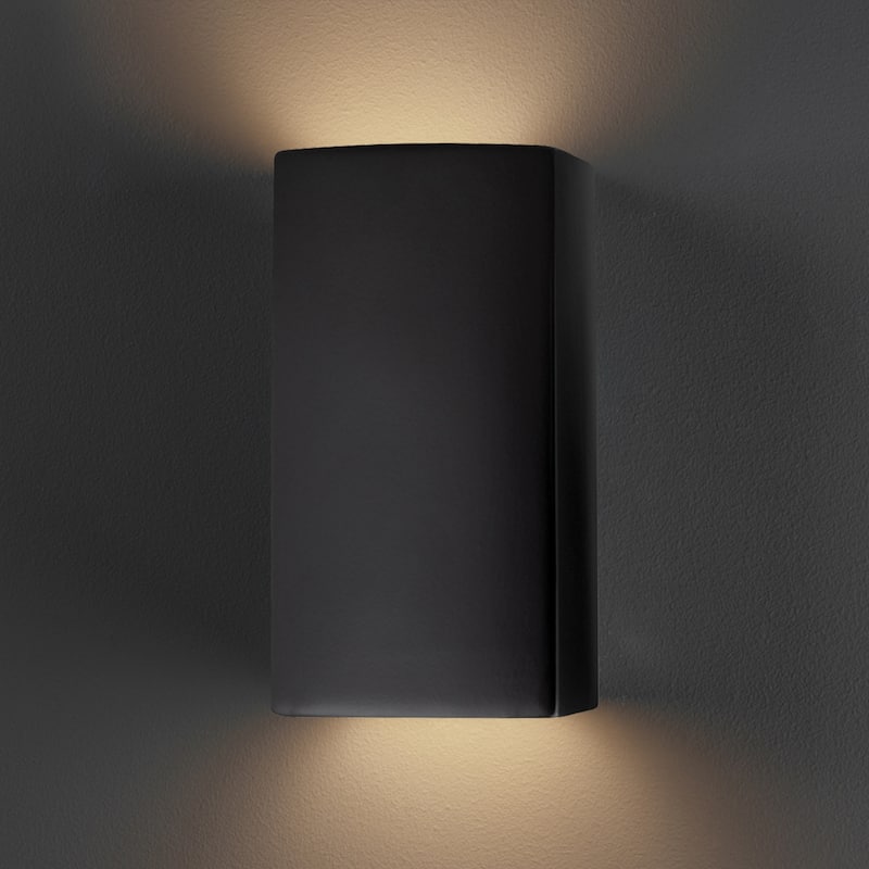 Justice Design Group Ambiance ADA Outdoor Small Ceramic Wall Sconce