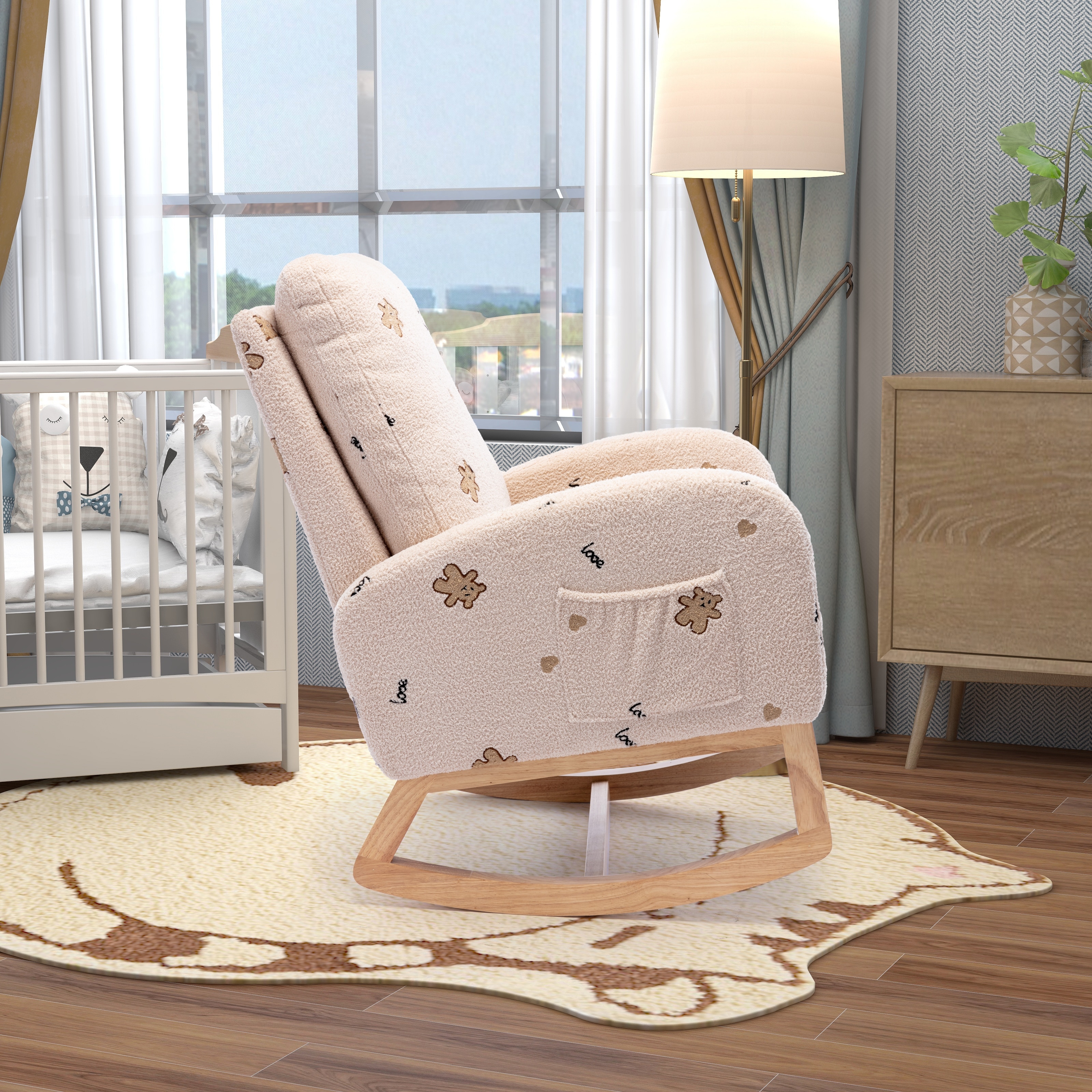 Mid century rocking chair nursery new arrivals