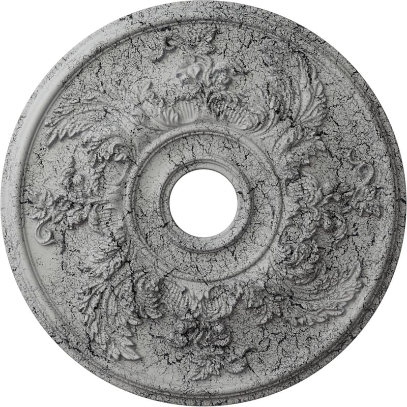 23 5/8"OD x 4 5/8"ID x 1 7/8"P Acanthus Twist Ceiling Medallion