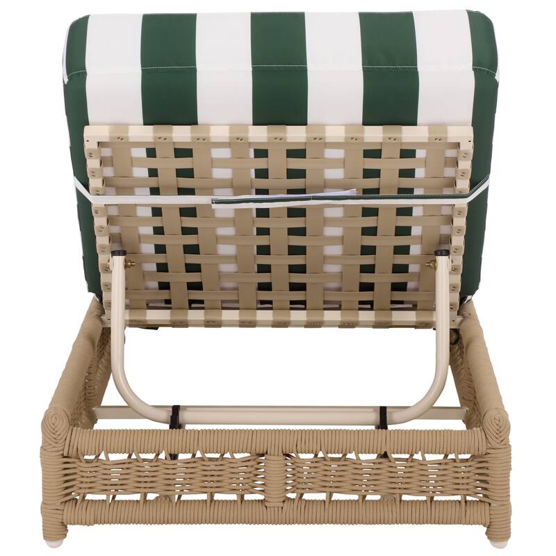 SAFAVIEH Outdoor Living Callan Lounger - 75"W x 26"D x 13"H