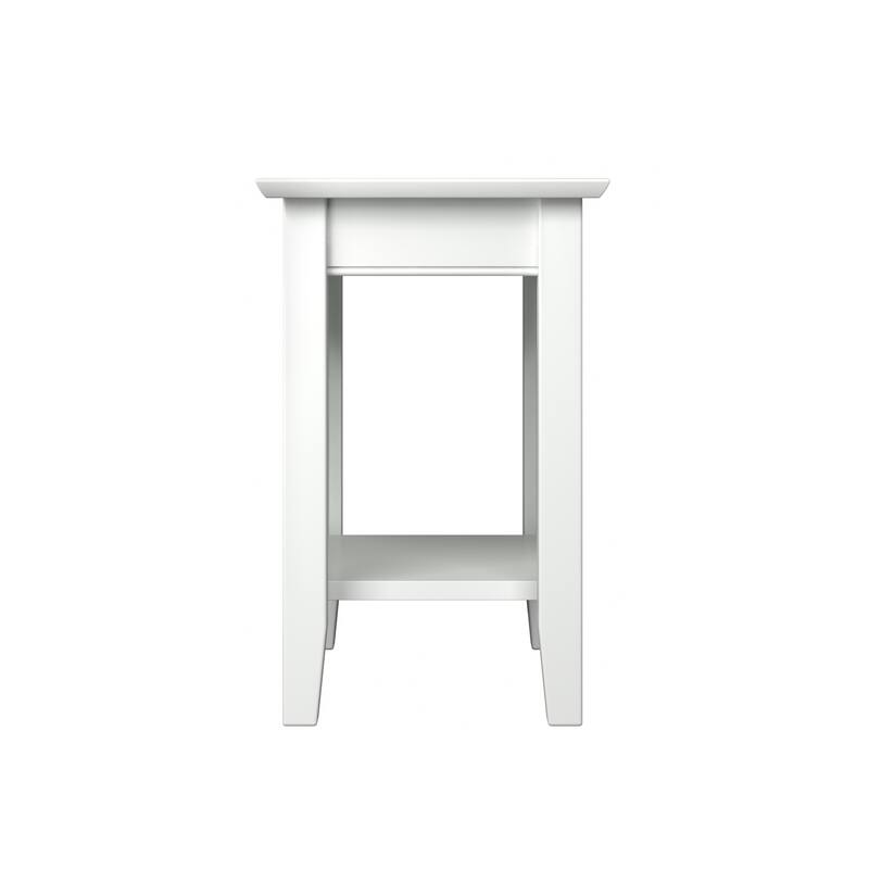 AFI Nantucket Chair Side Table with Built-in Charger
