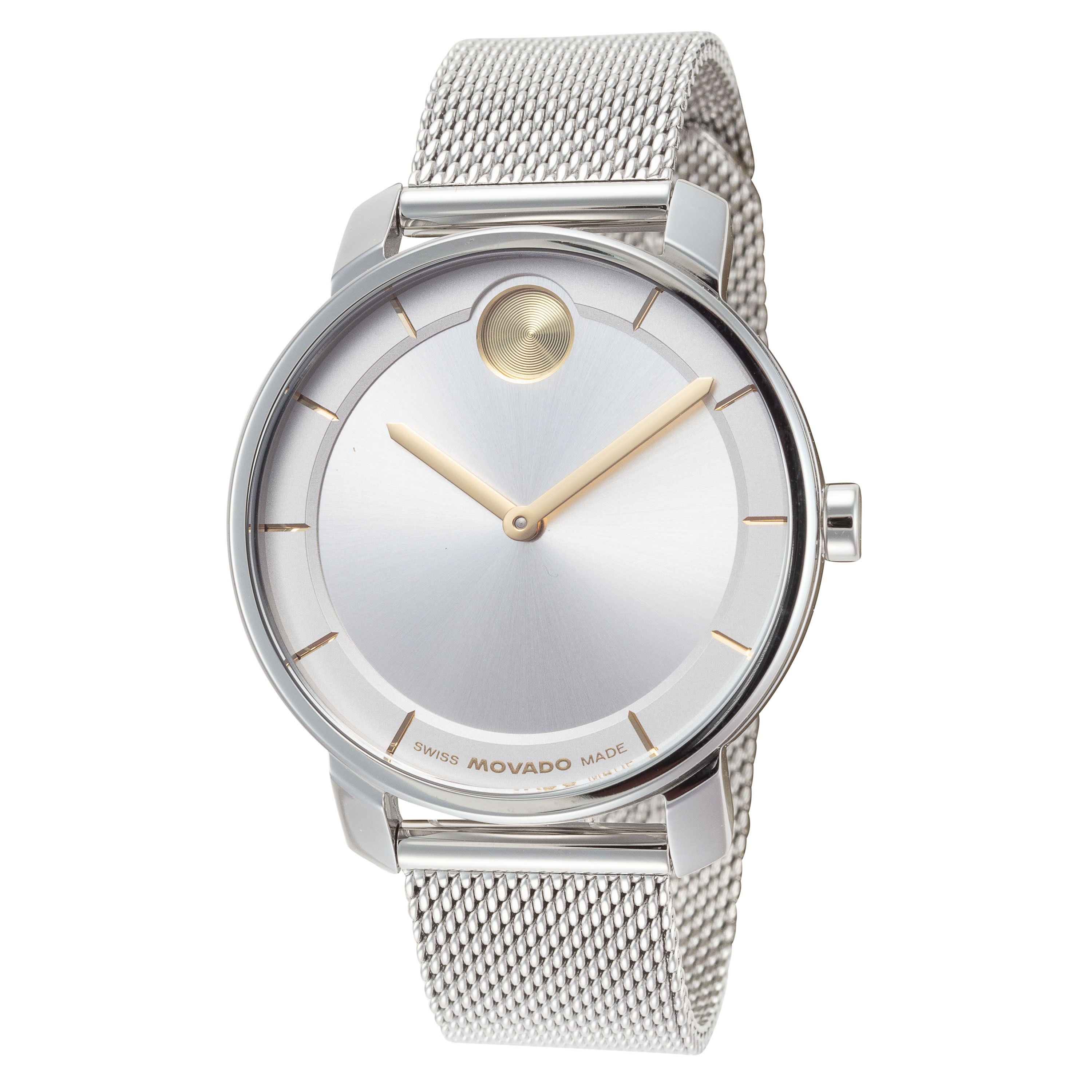 Movado bold Silver white dial ladies watch Movado Bold Evolution 2.0 Watch with White Dial and White  main image 2
