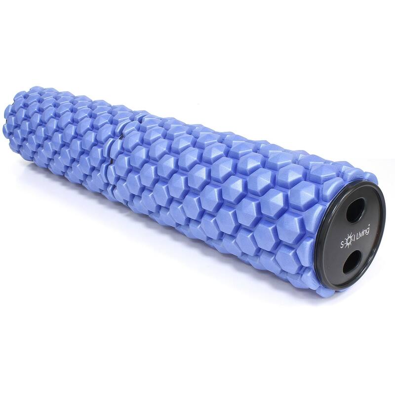 Sol Living High-Density Foam Roller - Muscular Relaxation, Workouts & Physical Therapy - Black