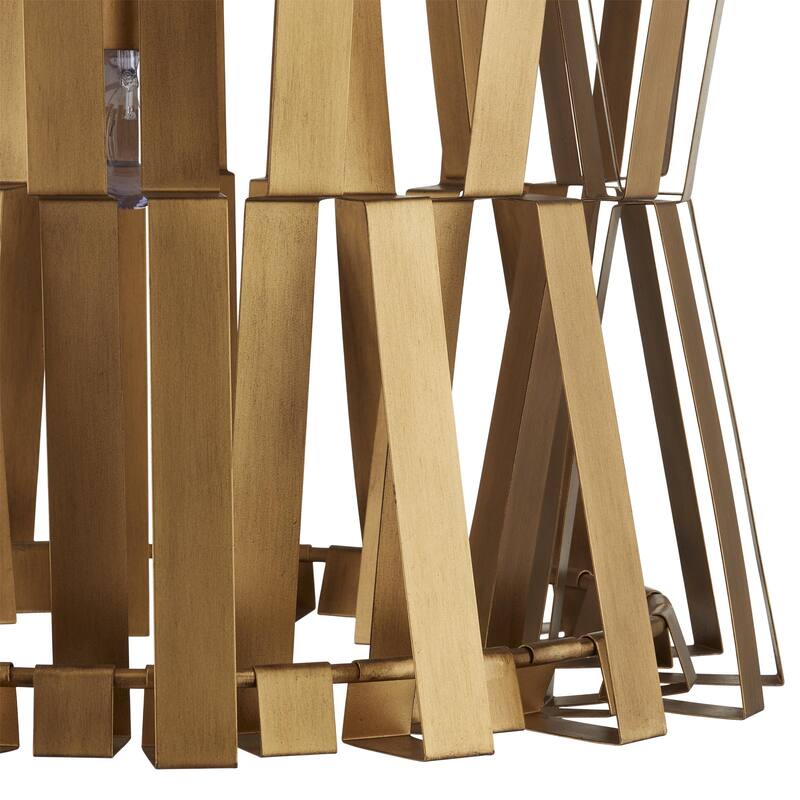 Currey & Company Chaconne Brass Chandelier - 22"h x 27"dia