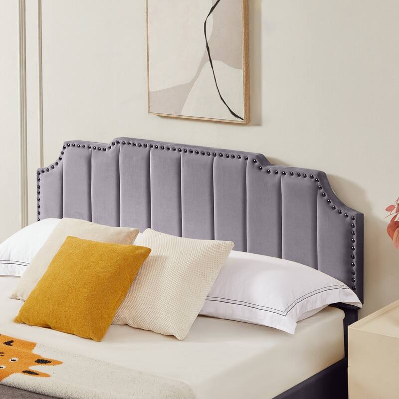 Javlergo Bed Frames with Storage Drawers Upholstered Bed with Tufted Headboard Princess Platform Bed with Wooden Slats Support
