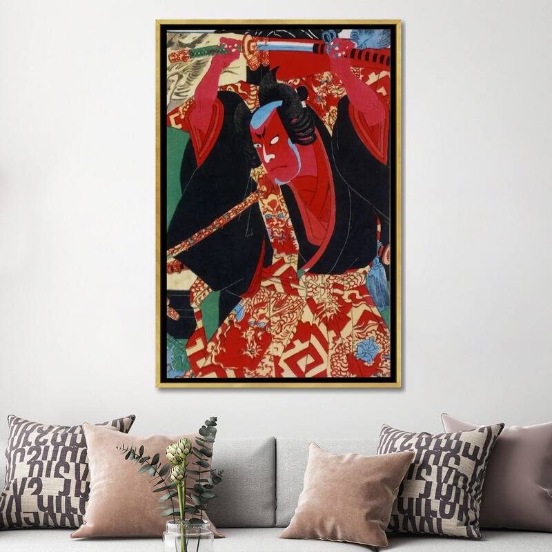 Large Wall Art, Framed Art, Asian Inspired Art, by Unknown Artist