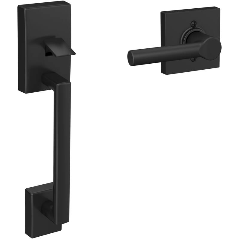 Schlage Century Lower Half Handleset for Electronic Deadbolt with - Matte Black