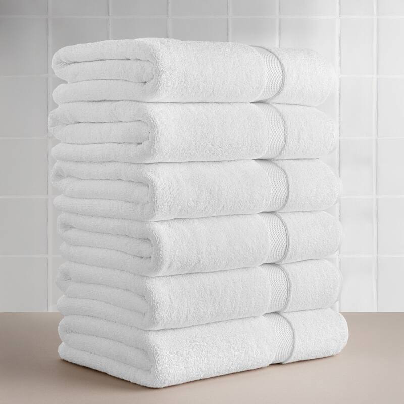 Authentic Hotel and Spa 100% Turkish Cotton Anovia Oversized Bath Towel Set