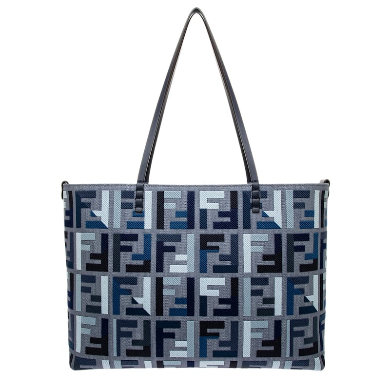 Fendi Large Roll Shopper with FF Embroidery