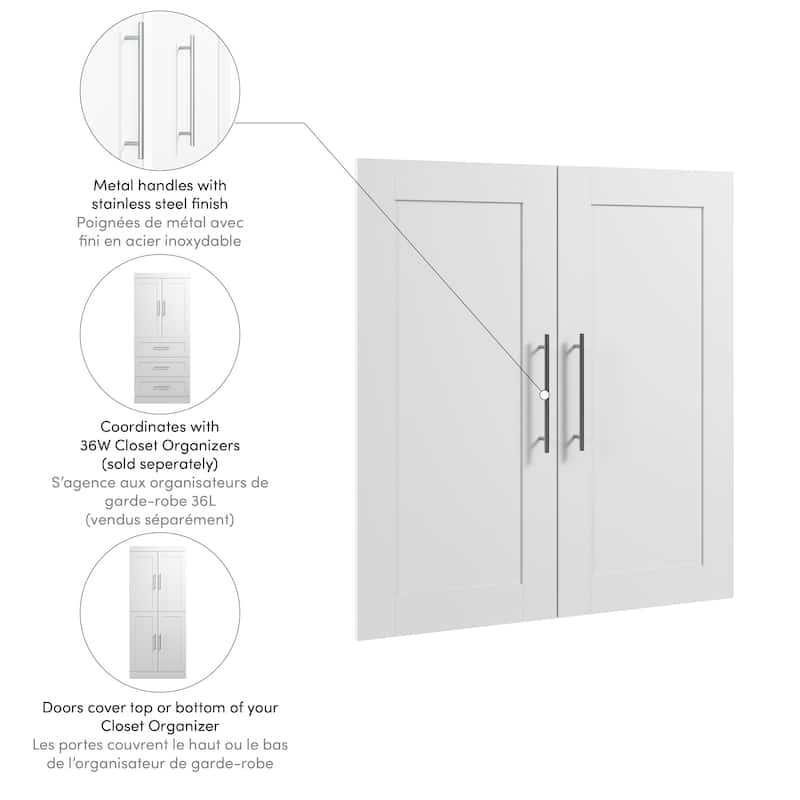 Pur 2 Door Set for Pur 36W Closet Organizer by Bestar