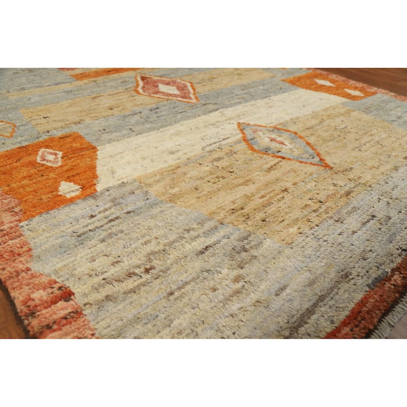 Tribal Moroccan Area Rug Handmade Multi-Color Wool Carpet - 6'0" x 7'9" - 6'0" x 7'9" - Multi-Color