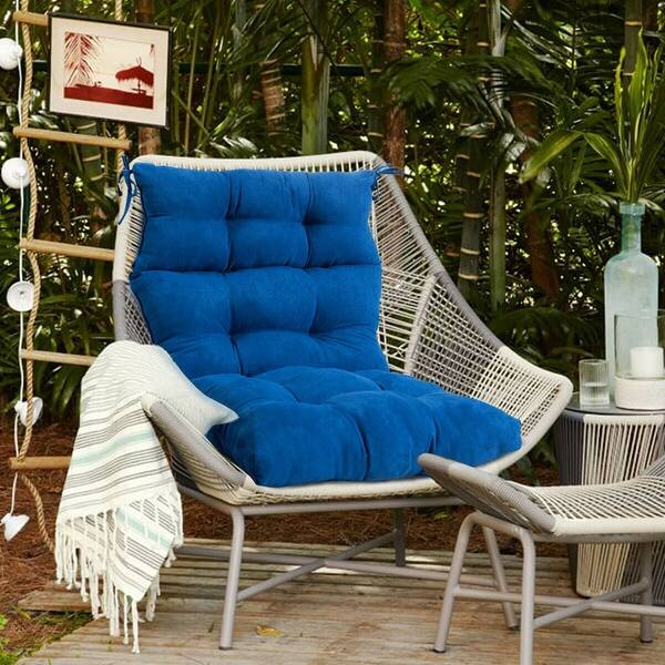 Shop 22 X 44 Tufted Outdoor Patio Chair Seating Pad Free