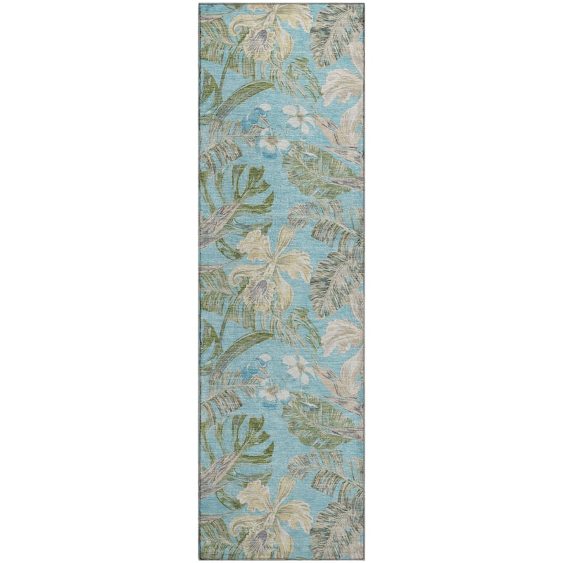 Premium Washable Super Soft Tropical Paradise Mayfield Rug