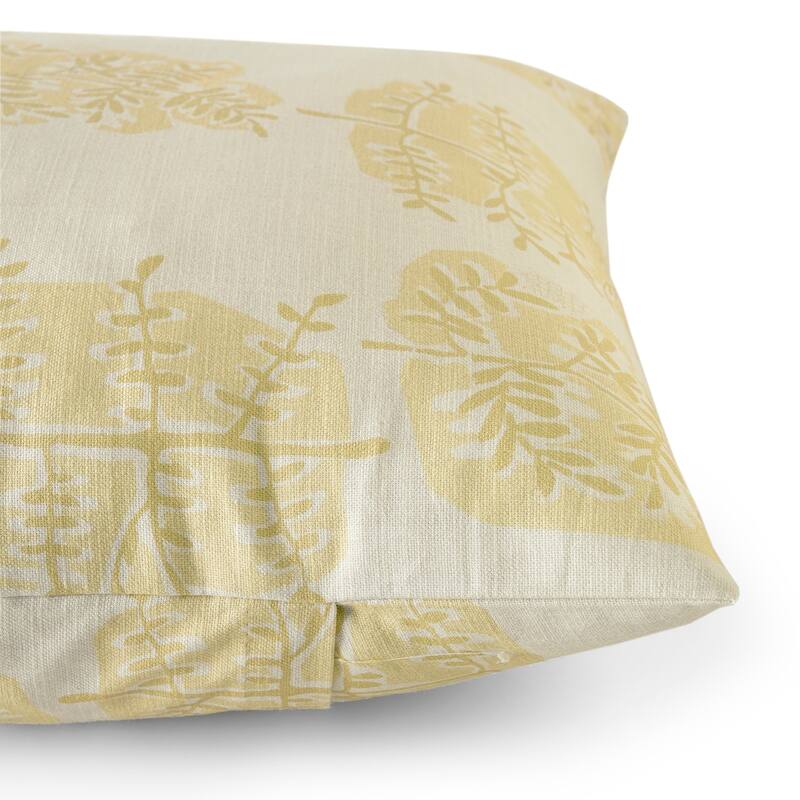 Exclusive Fabrics Printed Cotton Throw Pillow Covers 18 X 18 - Textured Decorative Pillow Covers (Set of 2)
