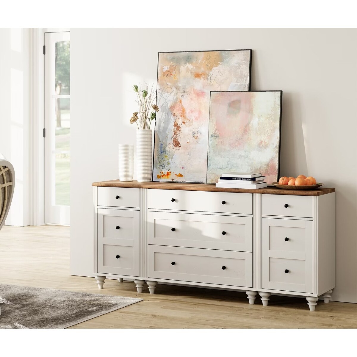 White combo hot sale dresser