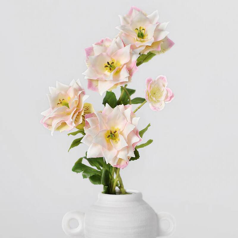 Silk Decorative Artificial Persian Buttercup(Pack of 1 Branch)