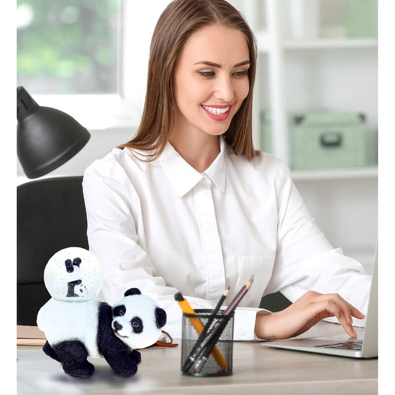 CoTa Global Sloth, Llama, Flamingo, Panda Snow Globe Set of 4 - 45mm