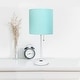 preview thumbnail 53 of 99, Porch & Den Custer Metal/ Fabric Lamp with Charging Outlet