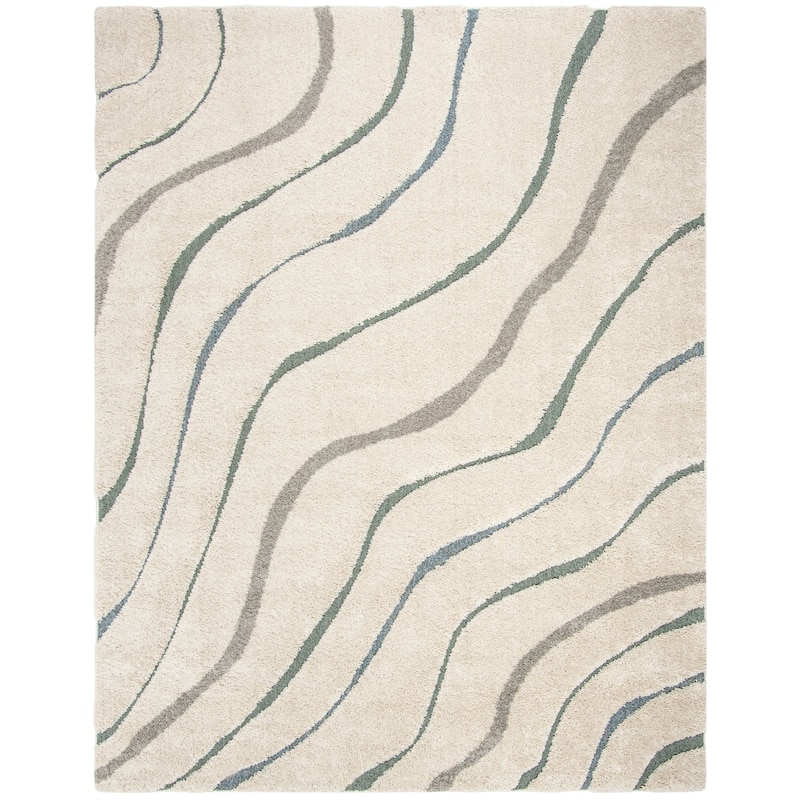 SAFAVIEH Florida Shag Hervor Soft Serene Waves 1.2-inch Thick Rug