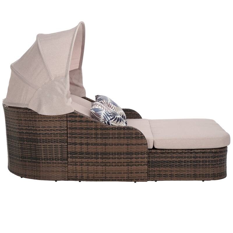 SAFAVIEH Outdoor Living Baloo Daybed - 80"W x 52"D x 50"H
