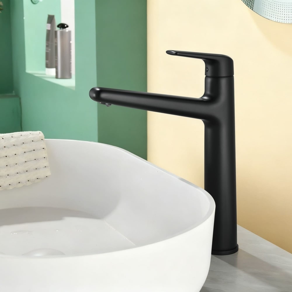 Single Hole Bathroom Vessel Faucet With Drain Assembly Single Handle Bathroom Vessel Sink Faucets With Valve