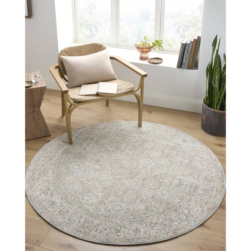 Livabliss Poetry Traditional Area Rug - Slate - 10' x 13'11"