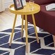 preview thumbnail 5 of 30, Marcella Paint-Dipped Round Tray-Top Side Table by iNSPIRE Q Modern