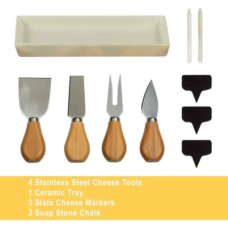 11-piece Bamboo Charcuterie Board by Picnic at Ascot