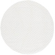 preview thumbnail 29 of 65, SAFAVIEH Tahoe Shag Nieki Geometric 1.2-inch Thick Rug 5' Round - White - Round