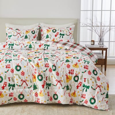Linery & Co. Holiday Down Alternative Comforter and Sham Set