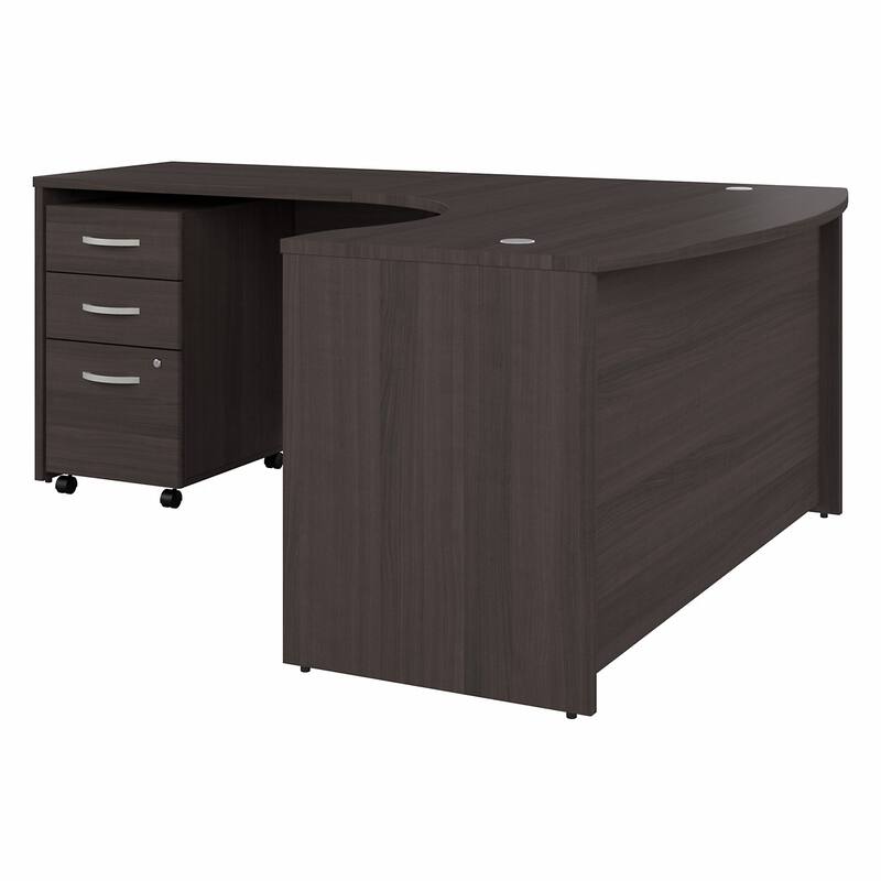 Studio C 60W Left Hand L Desk with Drawers by Bush Business Furniture