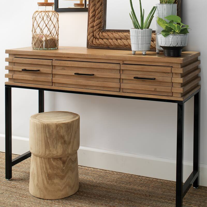 Jamie Young Yucca Wood Side Table