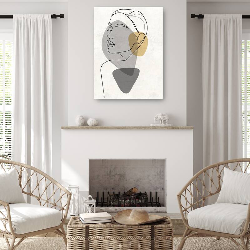Mid Century Portrait II By Studio Arts Canvas Art Print