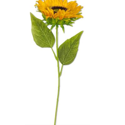 Fortune Silk Sunflower Stem Yellow 26" Set of 6 - 26