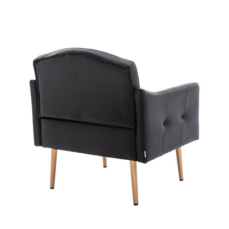 Tufted Decorative Fabric Armchair