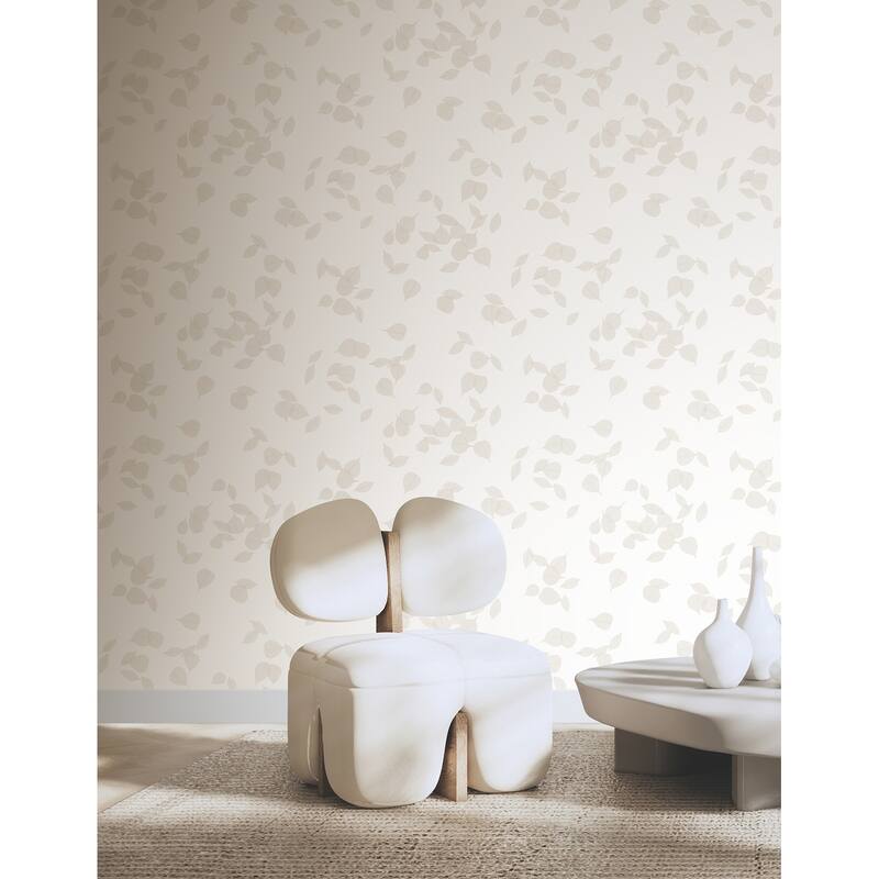 Myles Gold Leaves Wallpaper