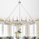 The Gray Barn Liam 48-inch Round Wagon Wheel 24-light Chandelier