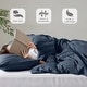 preview thumbnail 106 of 146, Chelsea Square Evans Pinch Pleated Soft Washed Boho Comforter Set