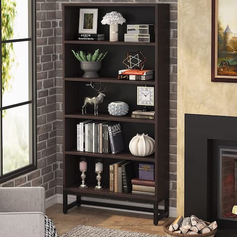 Tall Bookcase and Bookshelf, 70.8 Inches Large Bookcases Book Shelves - 31.5L* 11.81W* 70.87H