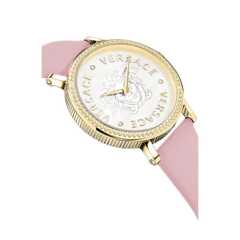 Versace Women's V-Dollar 37mm Quartz Watch VEQX00522 - Silver - One Size