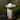 Ivory Ceramic Fountain with Submersible Pump and Warm White LED Lights