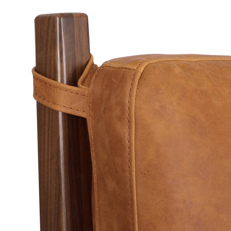 Poly & Bark Truro Bed Frame with Leather Cushions