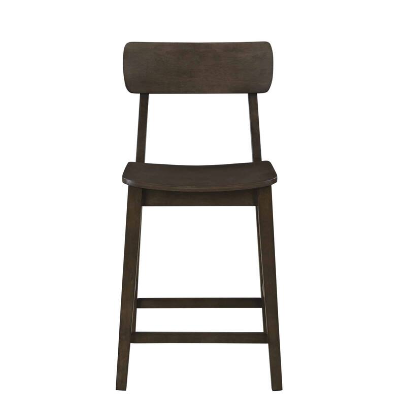 Rustic 24-inch Torino Wood Counter Stool