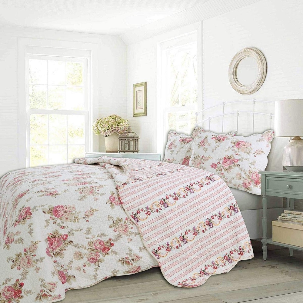 Modern Threads Sweet Rose Printed 4-piece Bed Sheet Set - On Sale - Bed  Bath & Beyond - 12246069