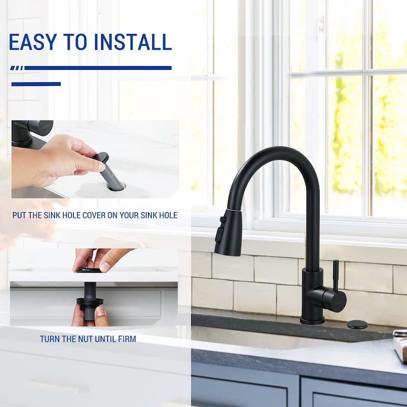 WOWOW 1-3/4 in.Kitchen Sink Hole Cover in Modern