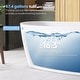 preview thumbnail 11 of 30, Lahore Freestanding Acrylic Soaking Bathtub