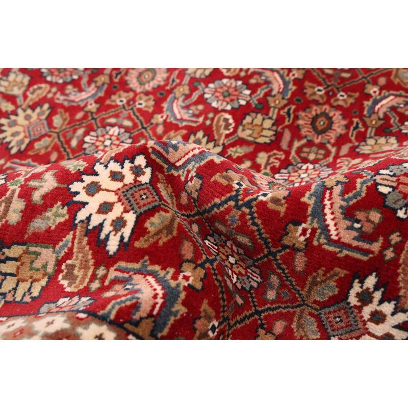 ECARPETGALLERY Hand-knotted Bijar Red Wool Rug - 5'5 x 8'1